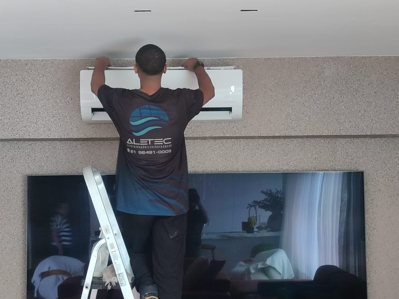 Serviço realizado pela ALETEC