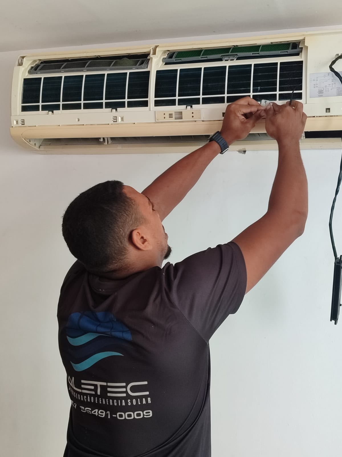 Serviço realizado pela ALETEC